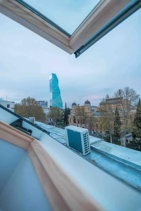 Rooftop Orange Apartment Rustaveli Avenue Tbilisi